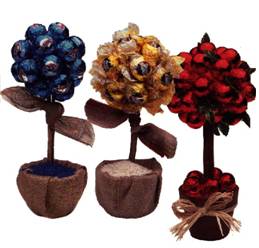 topiaria de bombons