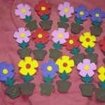 FLORES EM EVA E FELTRO