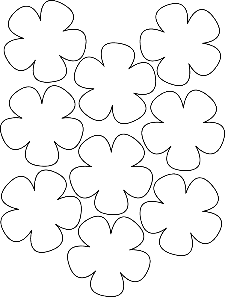 flores para imprimir eva
