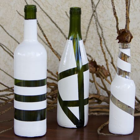 Garrafas Decoradas 6 Como reciclar garrafas de vidro