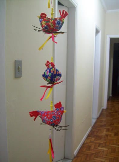Como fazer móbile de galinha Artesanato passo a passo! Como fazer móbile de galinha Artesanato passo a passo!