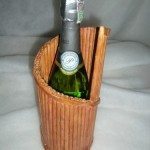 Porta vinho de jornal passo a passo