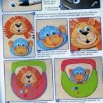 Molde de viseira de EVA de animais