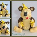 Como fazer macaco de biscuit passo a passo