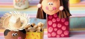 Passo a Passo Lembrancinha de Festa Junina com Caixa de Leite