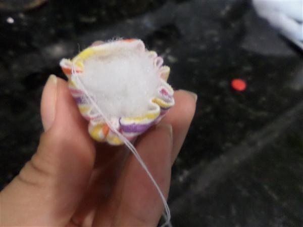 flor de tecido passo a passo