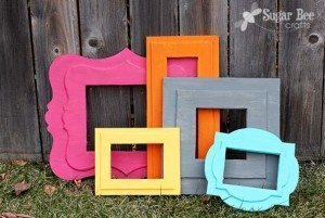 Moldura artesanal pode ter o modelo, o estilo e a cor que você quiser (Foto: sugarbeecrafts.com)