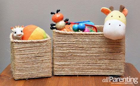 Este artesanato com caixa de papelão é fácil de fazer e é útil (Foto: allparenting.com)