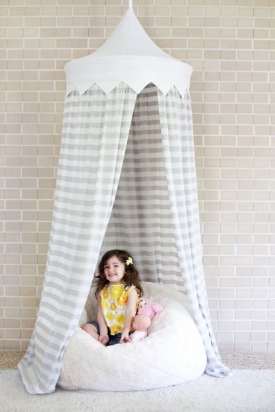 Tenda infantil pode também servir como item de decoração para o seu ambiente (Foto: virtualmakeover.ru)