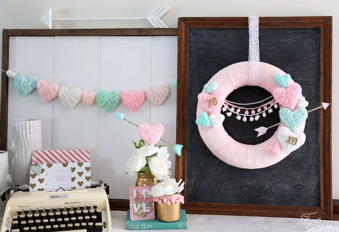 Coração Decorativo para Dia dos Namorados Passo a Passo (Foto: fynesdesigns.com)