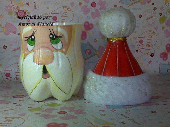 Artesanato de Natal com Garrafa Pet Artesanato Passo a Passo! Armario Bebe Pequeño ~ Artesanato de Natal com Garrafa Pet Artesanato Passo a Passo!