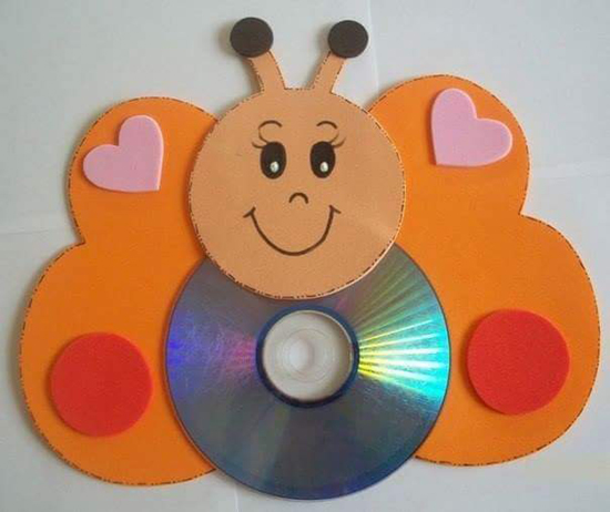 23 Artesanatos Feitos com EVA e CD Artesanato Passo a Passo! Armario Cozinha Planejado Precos ~ 23 Artesanatos Feitos com EVA e CD Artesanato Passo a Passo!