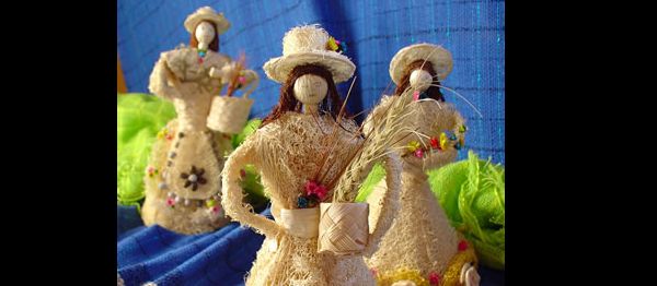 Dicas de Artesanatos Feitos com Bucha Vegetal Dicas de Artesanatos Feitos com Bucha Vegetal