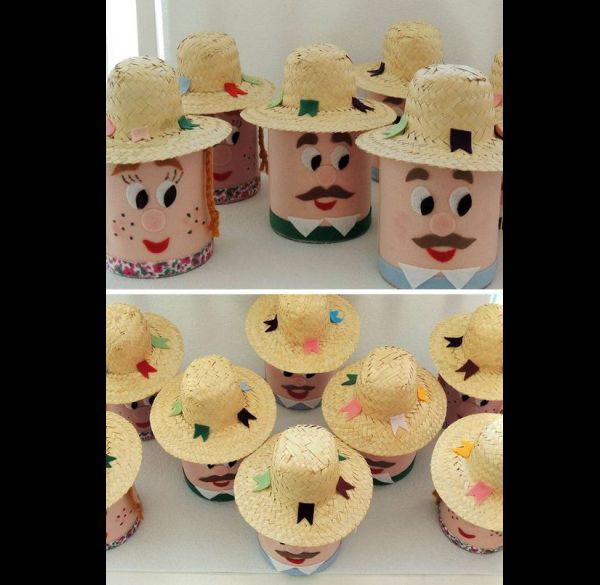 26 Ideias Criativas de Artesanato para Festa Junina Artesanato Passo a Passo! Aparador De Grama Eletrica ~ 26 Ideias Criativas de Artesanato para Festa Junina Artesanato Passo a Passo!