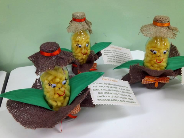 20 Ideias de Artesanato com Garrafa Pet para Festa Junina Papel De Parede Adesivo Onde Comprar ~ 20 Ideias de Artesanato com Garrafa Pet para Festa Junina