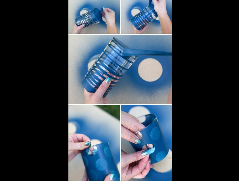 Dicas de Como Pintar Vidro com Tinta Spray Dicas de Como Pintar Vidro com Tinta Spray