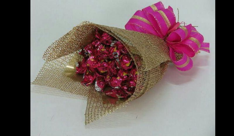 bouquet de bombom juta e fita bouquet de bombom juta e fita