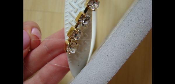 chinelo com perolas passo a passo chinelo com perolas passo a passo