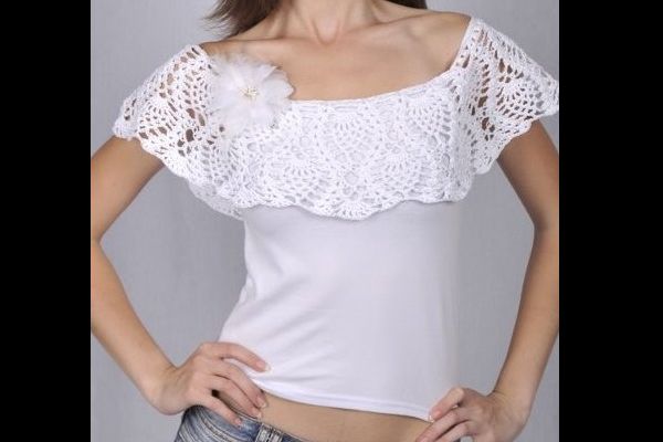customização de camisetas com croche customização de camisetas com croche