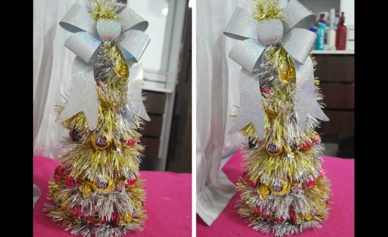 arvore natalina de bombom ouro branco arvore natalina de bombom ouro branco
