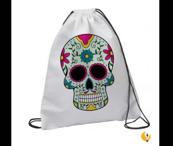 mochila tipo saco caveira mochila tipo saco caveira
