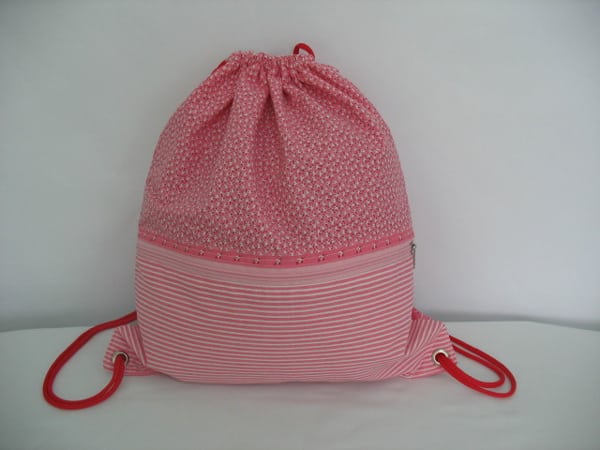 mochila tipo saco com bolso mochila tipo saco com bolso