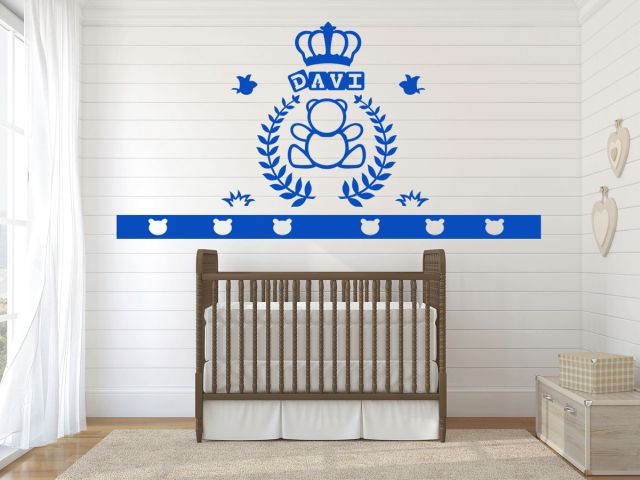 Featured image of post Adesivo De Parede Para Quarto De Bebe Masculino Perceba como os outros detalhes da decora o do quarto ficaram em harmonia com o adesivo de parede