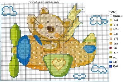 Ponto Cruz Bebe Gratis Artesanato Passo A Passo