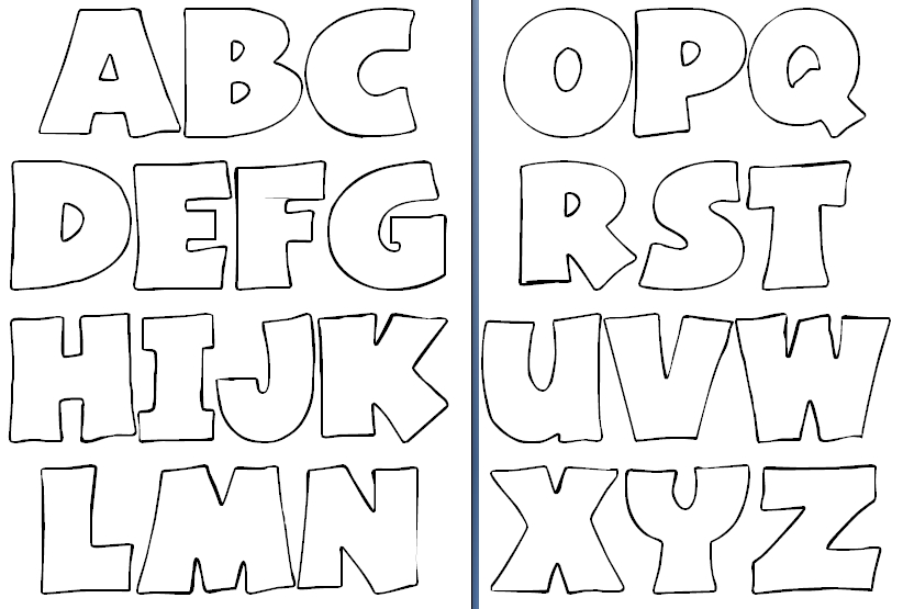 Moldes De Letras Em Eva Para Imprimir E Recortar Artesanato Passo A Passo