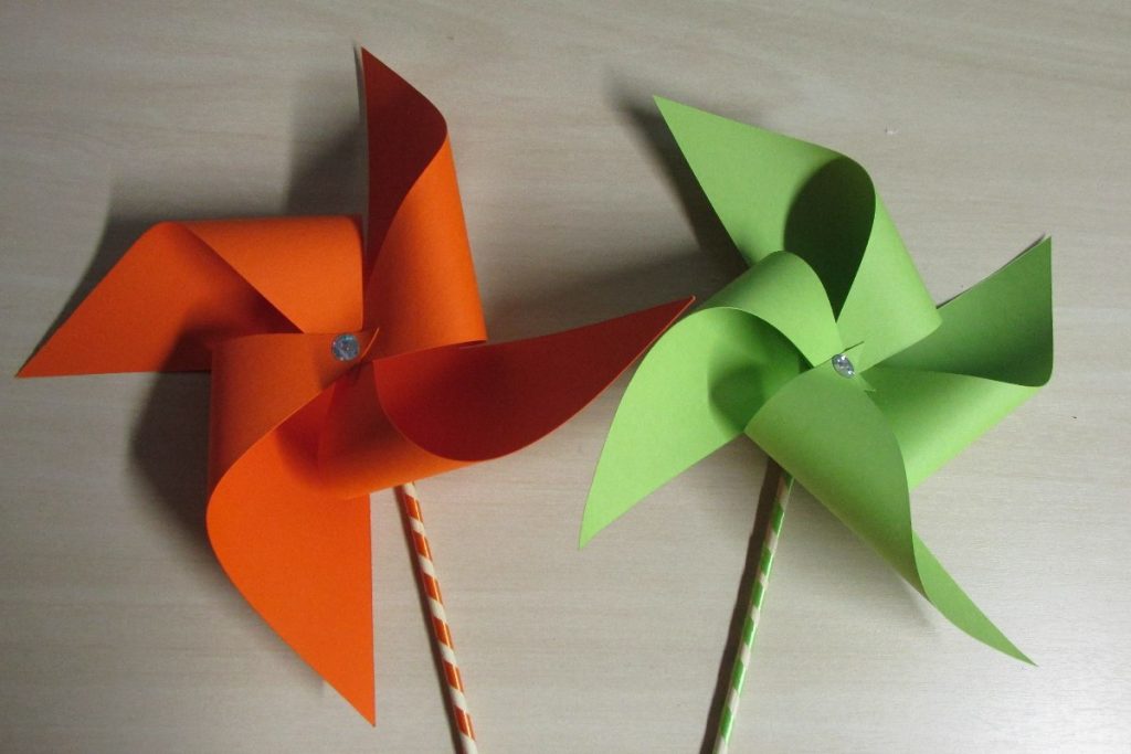 dobradura catavento catavento origami