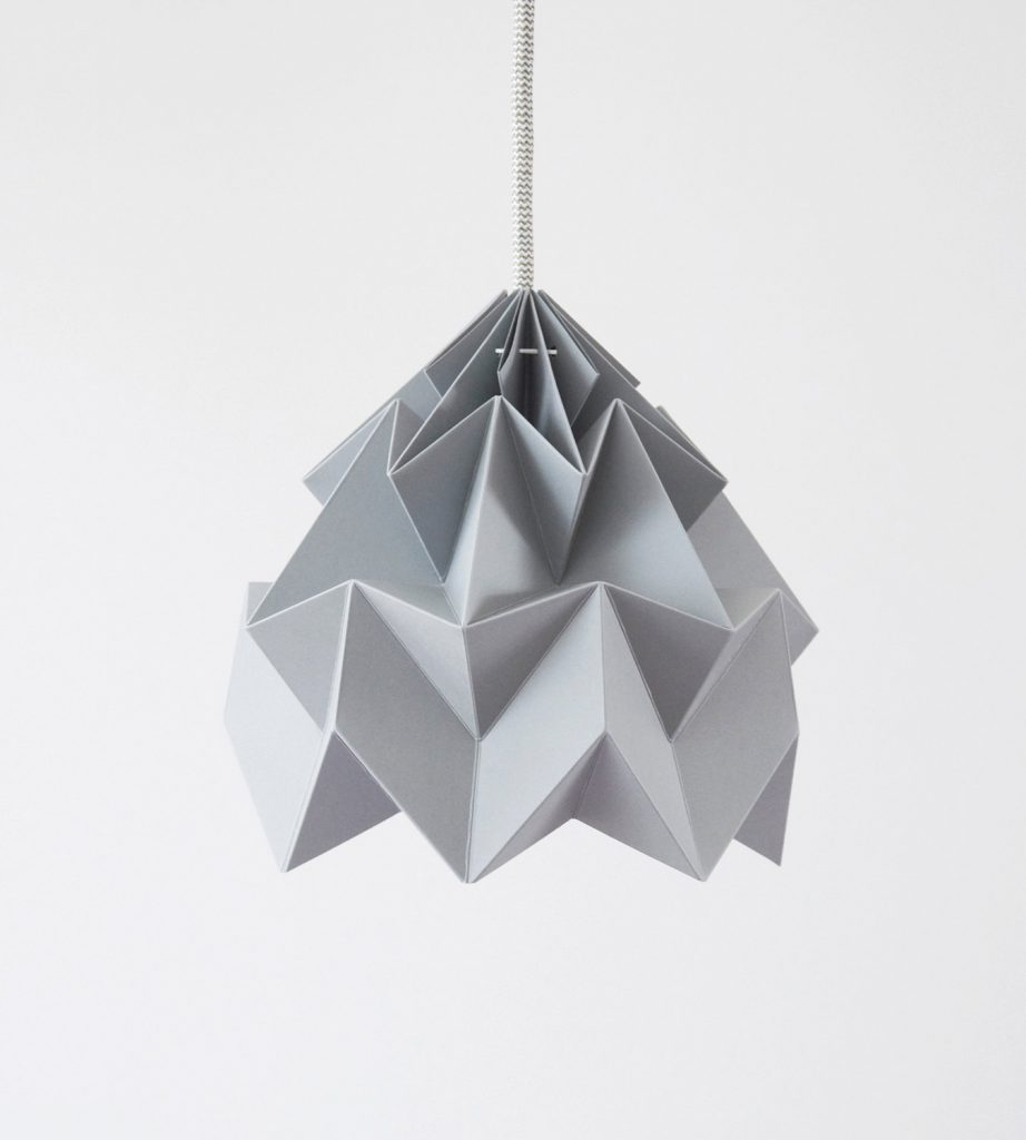 dobradura luminária origami luminária
