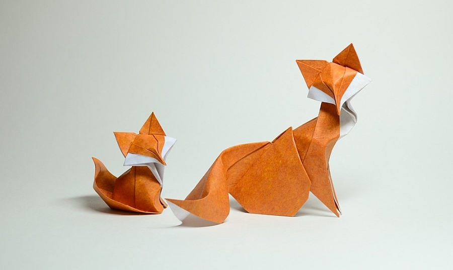 dobraduras raposinha raposinha origami