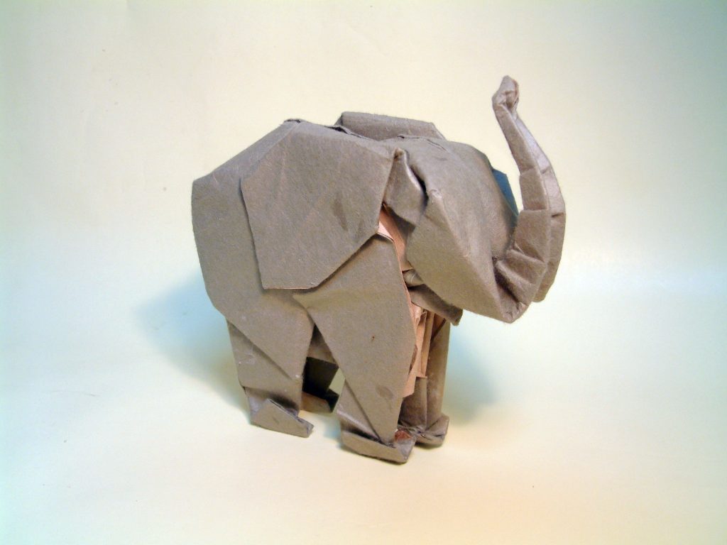 dobradura elefante