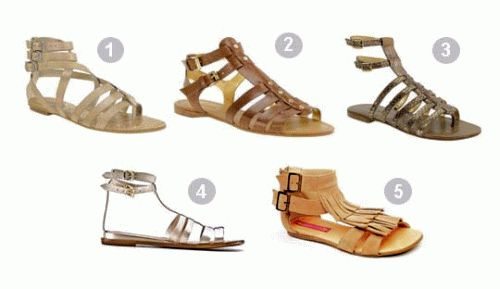 rasteirinhas e sandalias