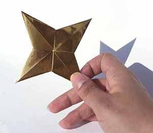Estrela de Natal de origami passo a passo - Artesanato Passo a Passo!