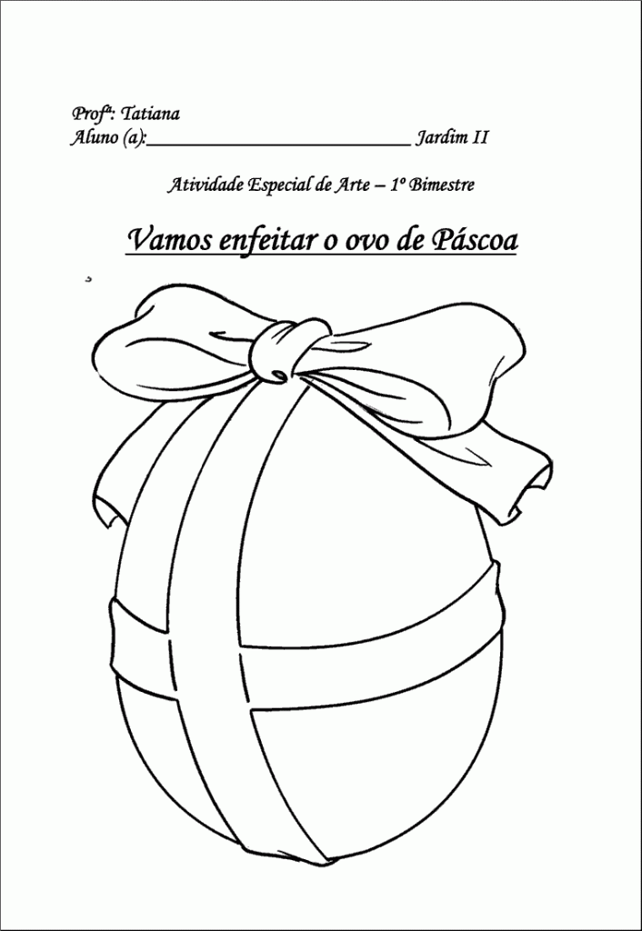 Atividades de páscoa para educação infantil passo a passo - Artesanato