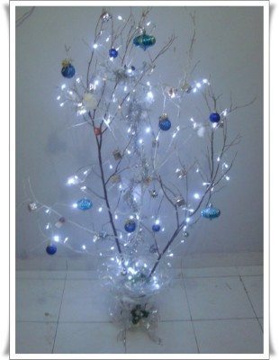 Árvore de Natal de galho seco - Como fazer passo a passo - Artesanato Passo  a Passo!