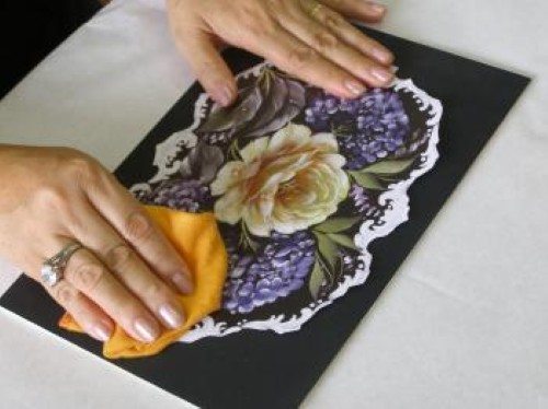 Como criar decoupage com textura (Foto:Divulgação).