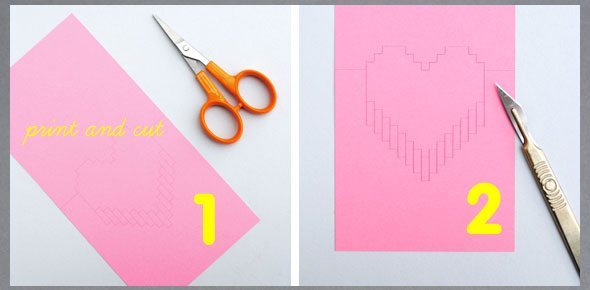 cartão namorados rosa
