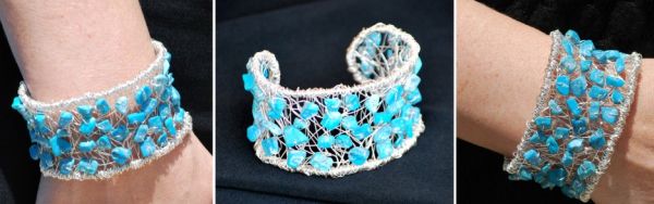 Com esta pulseira de arame todos os seus looks ficarão bem mais especiais (Foto: artzycreations.com)