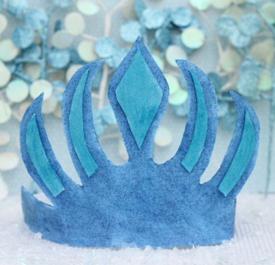 Esta coroa da Elza do Frozen não é difícil de ser feita (Foto: thecountrychiccottage.net) 