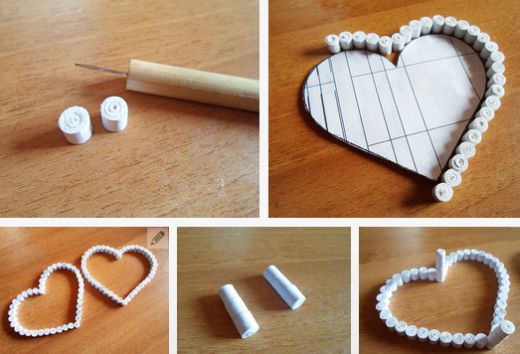 Caixa Coraç u00e3o de Quilling Passo a Passo Adhesivo De Piso Vinilico ~ Caixa Coraç u00e3o de Quilling Passo a Passo