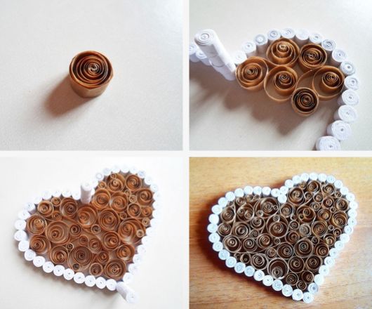 Caixa Coraç u00e3o de Quilling Passo a Passo Loja Artesanato Osasco Primitiva Vianco ~ Caixa Coraç u00e3o de Quilling Passo a Passo