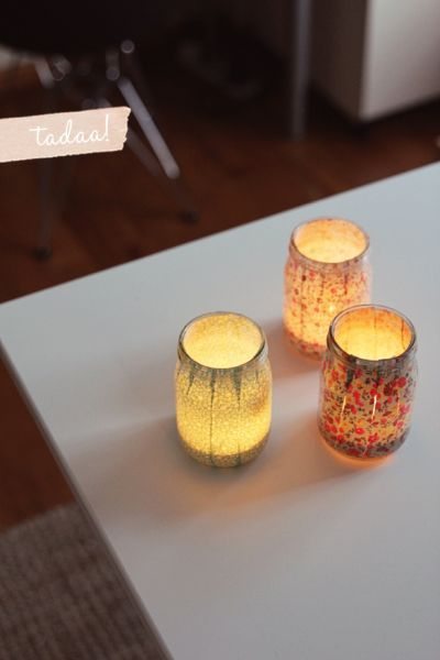 Esta barata luminária de mesa com tecido pode também ter o estilo, a cor ou a estampa de sua preferência (Foto: fellowfellow.com) 