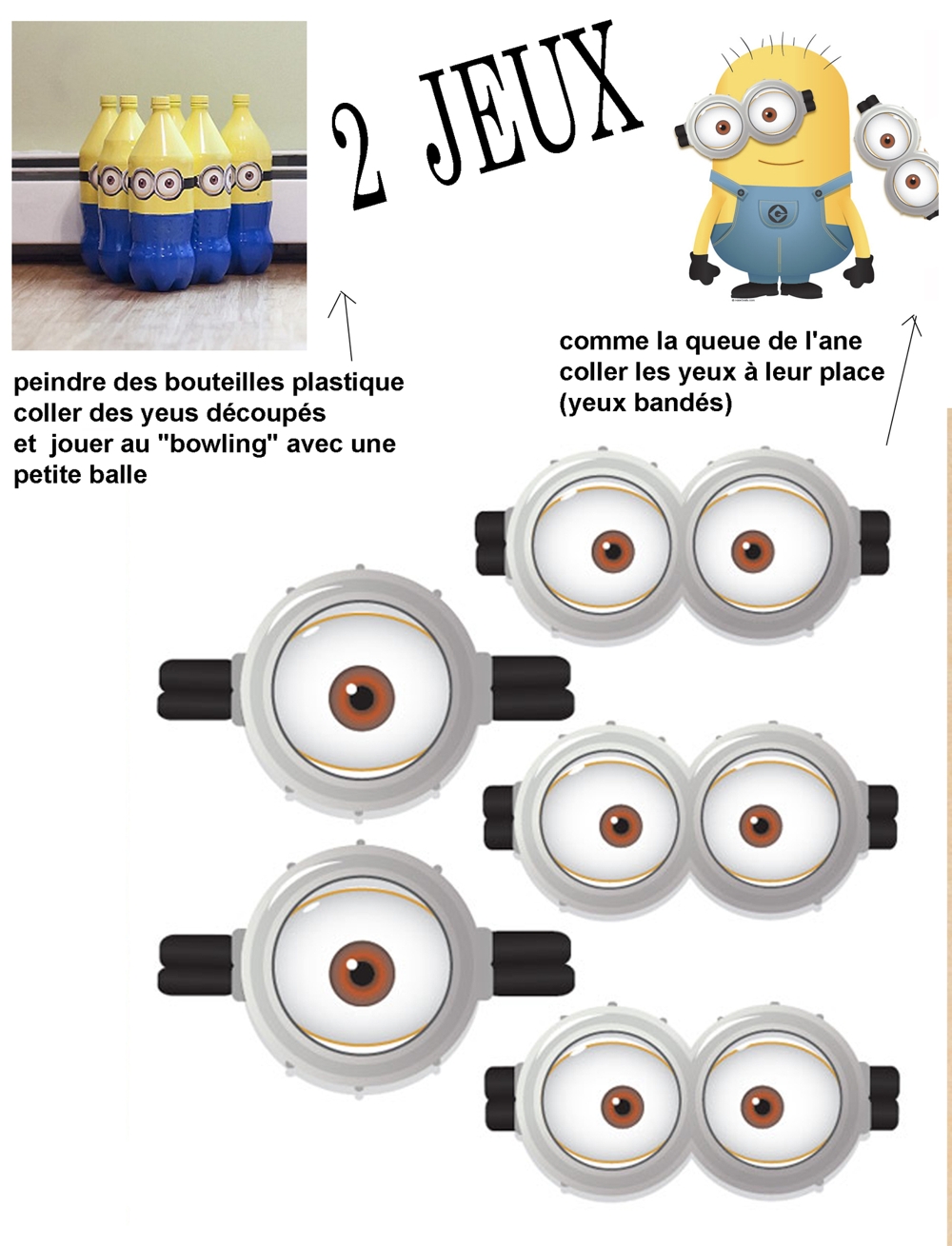 minions em eva painel