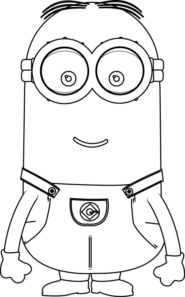images of coloring pages minions rocking - photo #1
