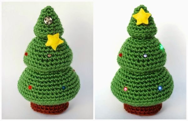 Ideias de artesanatos de Natal em crochê são fofas e decoram de modo diferenciado (Foto: crochet.craftgossip.com) 
