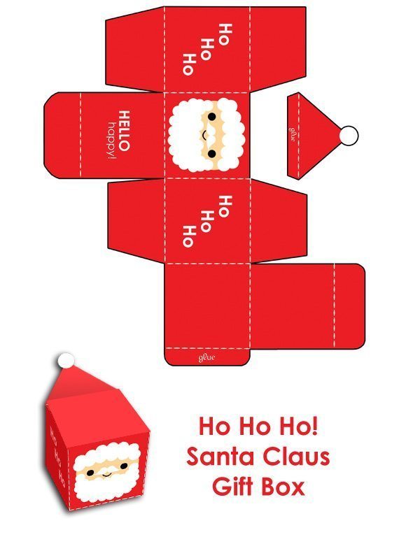 Todas estas caixinhas para lembrancinhas de Natal podem acomodar o que você quiser (Foto: hellohappycrafts.deviantart.com) 