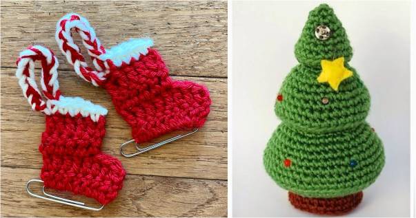 9 Ideias de artesanatos de Natal em Crochê delicados - Artesanato Passo a Passo! 9 Ideias de artesanatos de Natal em Crochê delicados - Artesanato Passo a Passo!