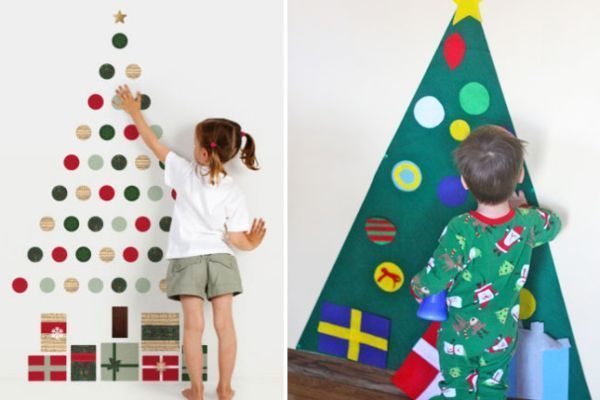 20 Ideias para fazer árvore de Natal de parede - Artesanato Passo a Passo! 20 Ideias para fazer árvore de Natal de parede - Artesanato Passo a Passo!